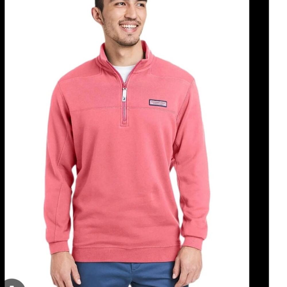 Vineyard Vines Mens Collegiate Shep Shirts, Jetty Red Medium